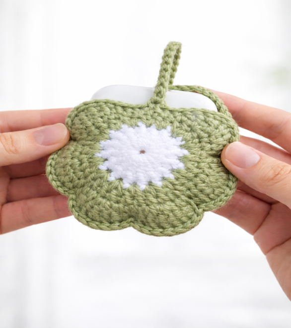 Crochet Star AirPod Cover